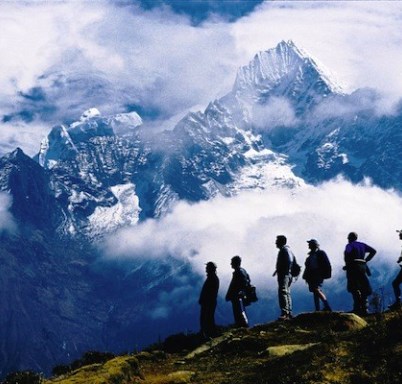 Picture of Nepal Gay Tour Package. Overlooking the Himalayas.